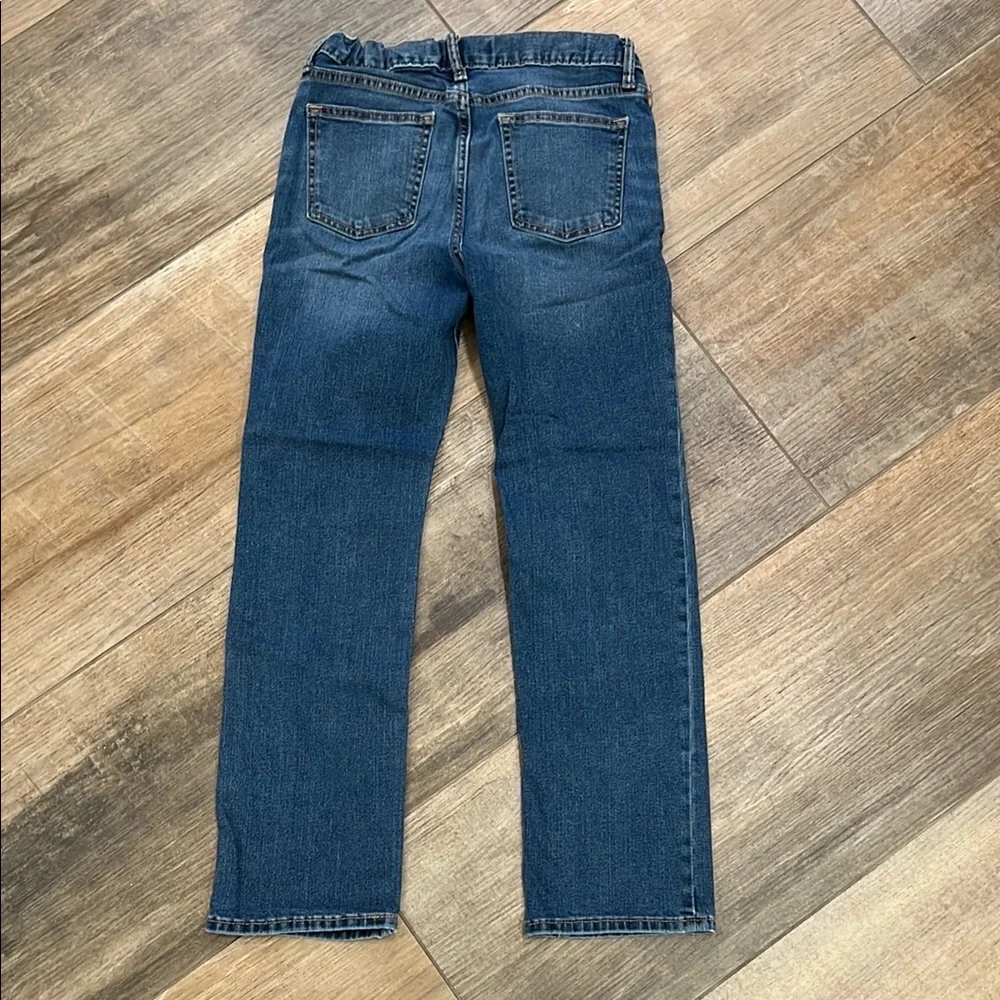 Old Navy Blue Straight-Leg Jeans Medium Weight